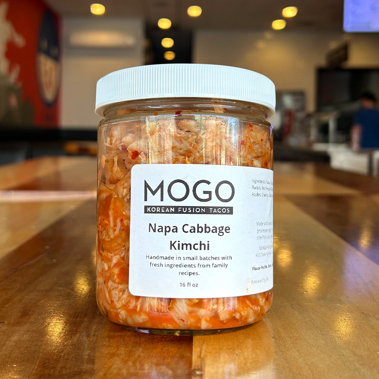 Napa Cabbage Kimchi Jar | MOGO Korean Fusion Tacos